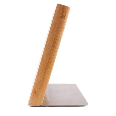 Organiseur de couteau magnétique en bois d'acacia bloc universel pour couteaux ciseaux 235x110x35mm