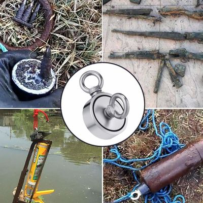 Kit de pêche au magnétique de néodyme super fort avec une force de traction de 2000 lbs et une tolérance précise