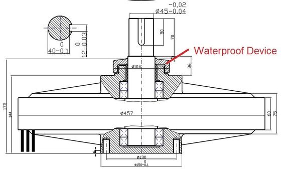 Moteur chinois de petites éoliennes en acier ou en acier inoxydable pour emballage intérieur et extérieur