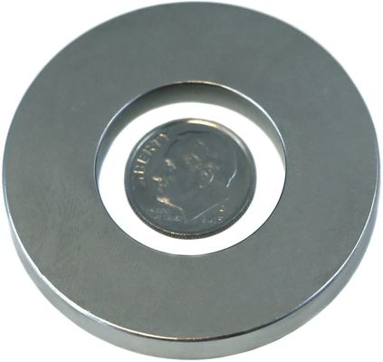 N52 Magnet à anneau de néodyme fort avec des options de revêtement personnalisées de Golden