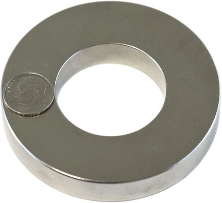 N52 Magnet à anneau de néodyme fort avec des options de revêtement personnalisées de Golden