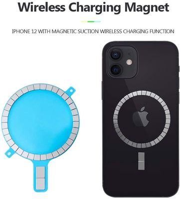 Autocollant à anneau magnétique pour charge sans fil de téléphone portable fort