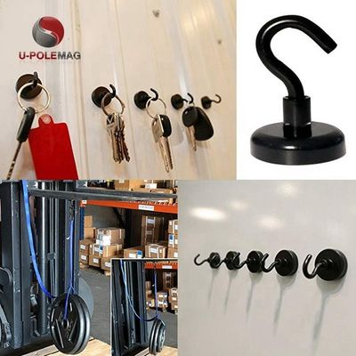 Temps d'échantillonnage 10-20 jours D27x7mm Crochets magnétiques puissants pour le bureau et le garage