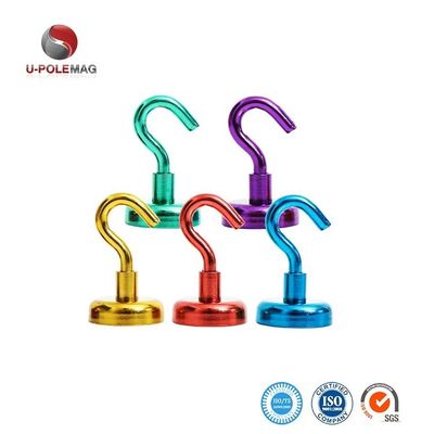 Temps d'échantillonnage 10-20 jours D27x7mm Crochets magnétiques puissants pour le bureau et le garage