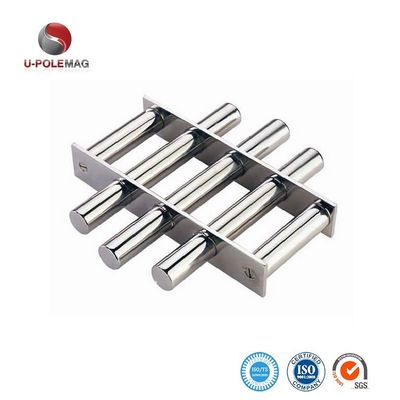 OEM ODM 12000 Bar de séparateur magnétique Gauss avec aimant permanent et revêtement en nickel