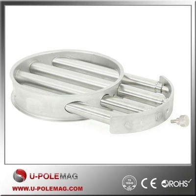 Ndfeb en acier inoxydable de qualité 16000 Gauss Barre magnétique de néodyme permanente Filtre à écran