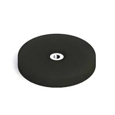 Facile à installer D43 D66 D88mm aimant de montage en caoutchouc revêtu POT avec fil interne