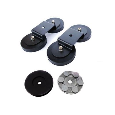 Magnéte de pot en caoutchouc revêtu Magnéte de caoutchouc au néodyme D36*6mm-M6 Permanent Perforé