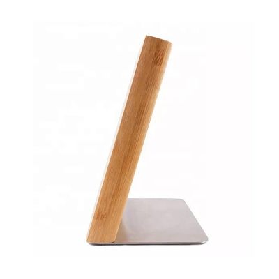 Accepté OEM ODM Bamboo Magnétique Stand Bloc de couteau magnétique pour les ustensiles de cuisine Plus