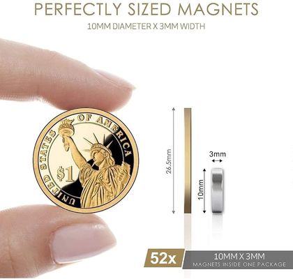 Personnaliser le disque à anneaux ronds magnétiques NdFeB de terres rares N35-N45 pour les applications industrielles