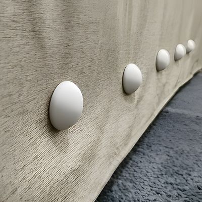 Poids des rideaux de douche en silicone magnétique de qualité magnétique de ferrite pour revêtements imperméables