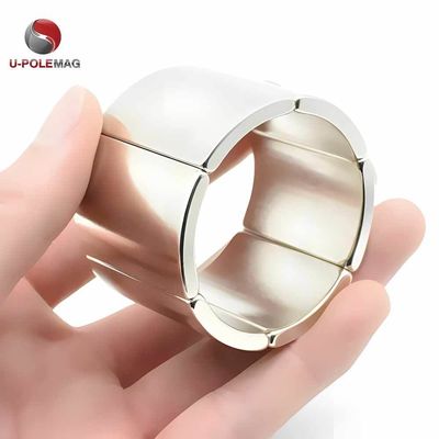 Magnéte à arc de néodyme professionnel sur mesure pour moteur BLDC de qualité rotor