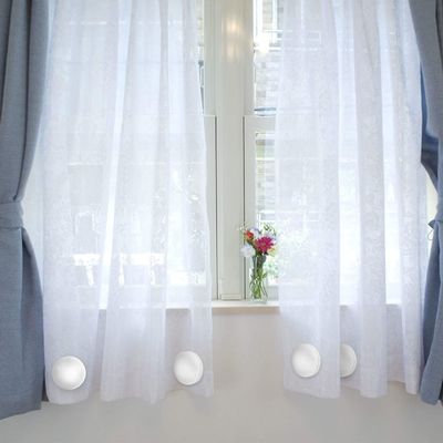 Poids de rideau de douche avec une forte force d'attraction et aimants en caoutchouc étanche