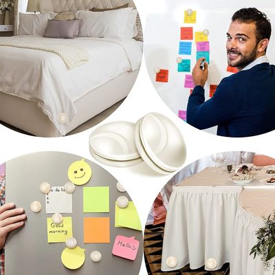 Prévenir le soufflage du revêtement des rideaux de douche avec des aimants enveloppés en silicone Tolérance ± 20%
