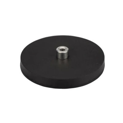 80 degrés Celsius caoutchouc revêtu NdFeB pot aimanté avec pin tapé et service de coupe