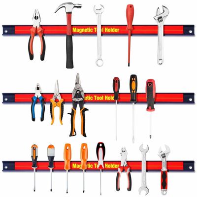 Améliorez votre organisation d'outils avec une bande magnétique de 12 pouces et un aimant ferrite