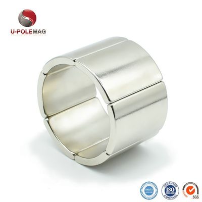 Magnéte au néodyme de qualité N35-N52 M.H.SH.UH.EH.AH N55 pour générateur Argent brillant