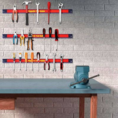 Améliorez votre organisation d'outils avec une bande magnétique de 12 pouces et un aimant ferrite