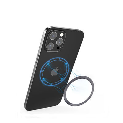 Autocollant magnétique en néodyme souple pour iPhone MagSafe Couverture de chargeur sans fil