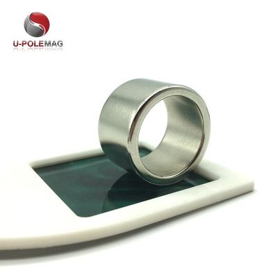 Magnéte d'anneau de magnétisation radiale au néodyme N38H personnalisé OD32xID25x20mm pour capteurs