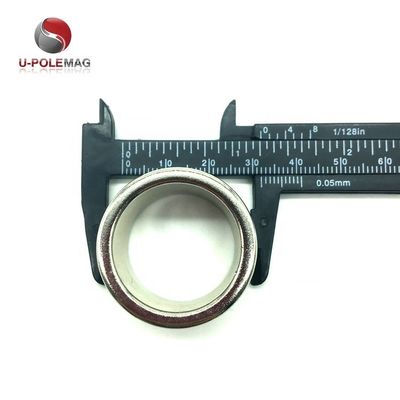 Magnéte d'anneau de magnétisation radiale au néodyme N38H personnalisé OD32xID25x20mm pour capteurs