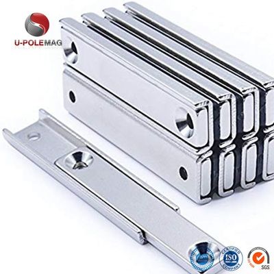 65 LB Puissance de maintien Ndfeb aimant industriel avec système de précision /- 0,05 mm Grade NdFeB