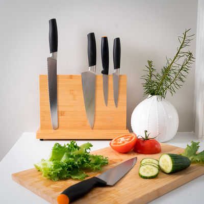 Porte-bloc magnétique écologique pour couteaux doté de puissants aimants sur mesure