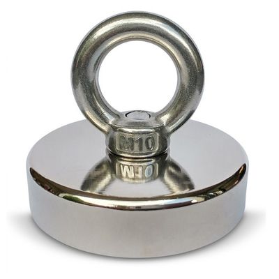 148 LBS 67 KG Force de traction Magnéte POT de terres rares avec boulon D48mm et tolérance élevée