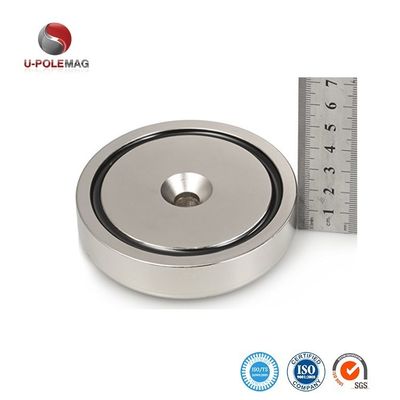 148 LBS 67 KG Force de traction Magnéte POT de terres rares avec boulon D48mm et tolérance élevée