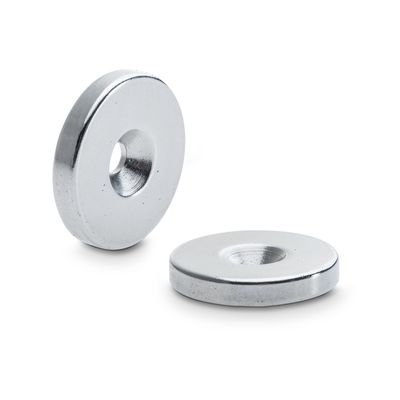 N52 aimant au néodyme avec forme d'aimant industriel pot / forme de tasse et trou anti-enfoncement