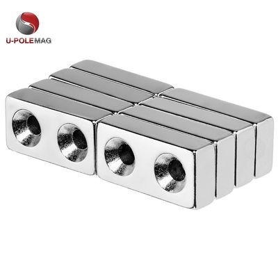Magnéte rectangulaire en néodyme permanent de 25,4 x 12,7 x 6,35 mm à forte force magnétique