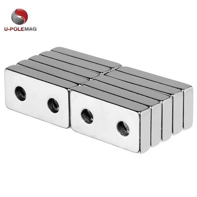 Magnéte rectangulaire en néodyme permanent de 25,4 x 12,7 x 6,35 mm à forte force magnétique