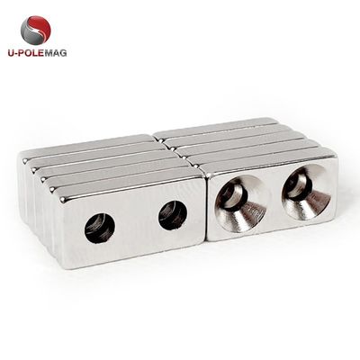 Magnéte rectangulaire en néodyme permanent de 25,4 x 12,7 x 6,35 mm à forte force magnétique