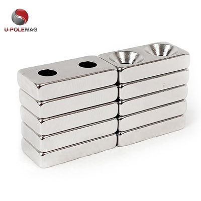 Magnéte rectangulaire en néodyme permanent de 25,4 x 12,7 x 6,35 mm à forte force magnétique