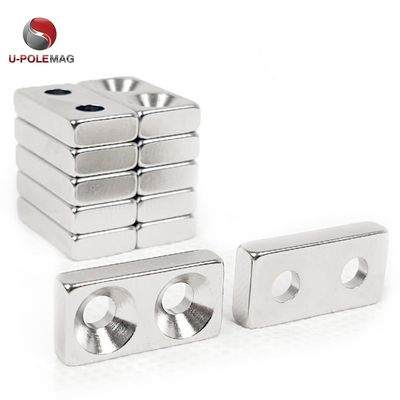 Magnéte rectangulaire en néodyme permanent de 25,4 x 12,7 x 6,35 mm à forte force magnétique