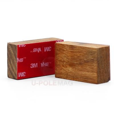 Maintien du couteau magnétique en bois durable pour le mur