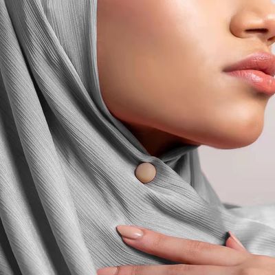 12mm Alloy NdFeB Magnet Non-Snag Multi-Hijab Magnet pour écharpe musulmane dans plus de 40 couleurs