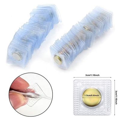 Zinc PVC revêtement d'acier caché invisible couture bouton magnétique pour les vêtements