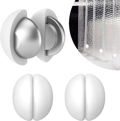 Magnés puissants pour les rideaux de douche lourds Ne pas rouiller Aucun bruit Silicone revêtu