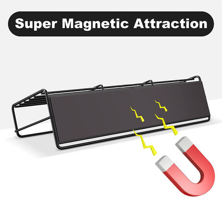 Super espace économisant Magnétique rack d'épices pour réfrigérateur Matériau métallique à aimant fort