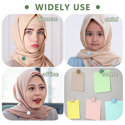 50 pièces A4 sans retenue Magnets de hijab les épingles magnétiques les plus puissantes pour les vêtements pour femmes