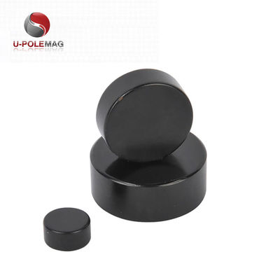 Magnet ferrite à disque rond personnalisé avec tolérance ± 1% et traitement de moulage