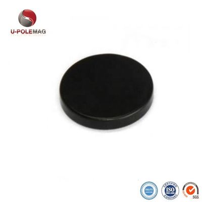 Magnet ferrite à disque rond personnalisé avec tolérance ± 1% et traitement de moulage