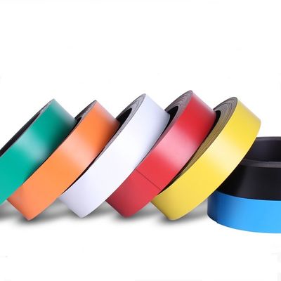 PVC souple et souple magnétique en caoutchouc coloré rouleau de feuille magnétique flexible pour l'impression