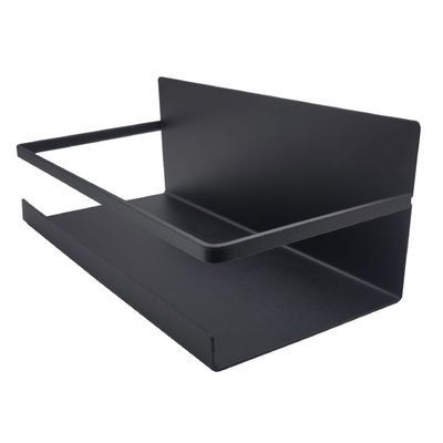 Organiseur de rack d'épices magnétique en acier inoxydable monté sur le mur pour micro-ondes/friture/réflecteur
