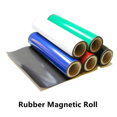 Tape magnétique en caoutchouc flexible de qualité directe personnalisée avec revêtement adhésif 3M