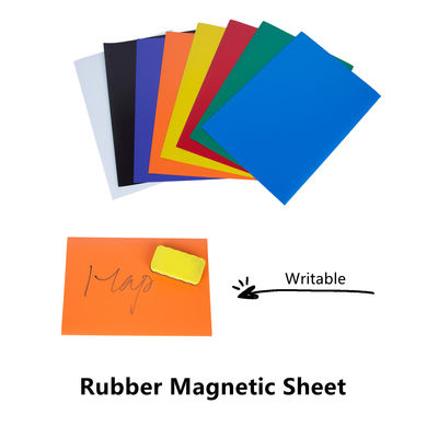 Tape magnétique en caoutchouc flexible de qualité directe personnalisée avec revêtement adhésif 3M