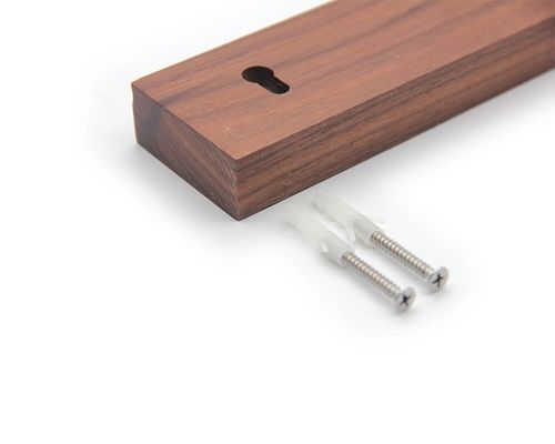 Porteur de couteau magnétique en bois de noyer pour mur entièrement fermé Expédition maritime/aérienne/exprès