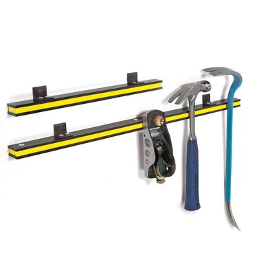 24" Forte de stockage outil organisateur barres d'épargne de l'espace permanent pour l'atelier de garage
