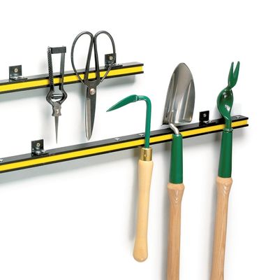 24" Forte de stockage outil organisateur barres d'épargne de l'espace permanent pour l'atelier de garage